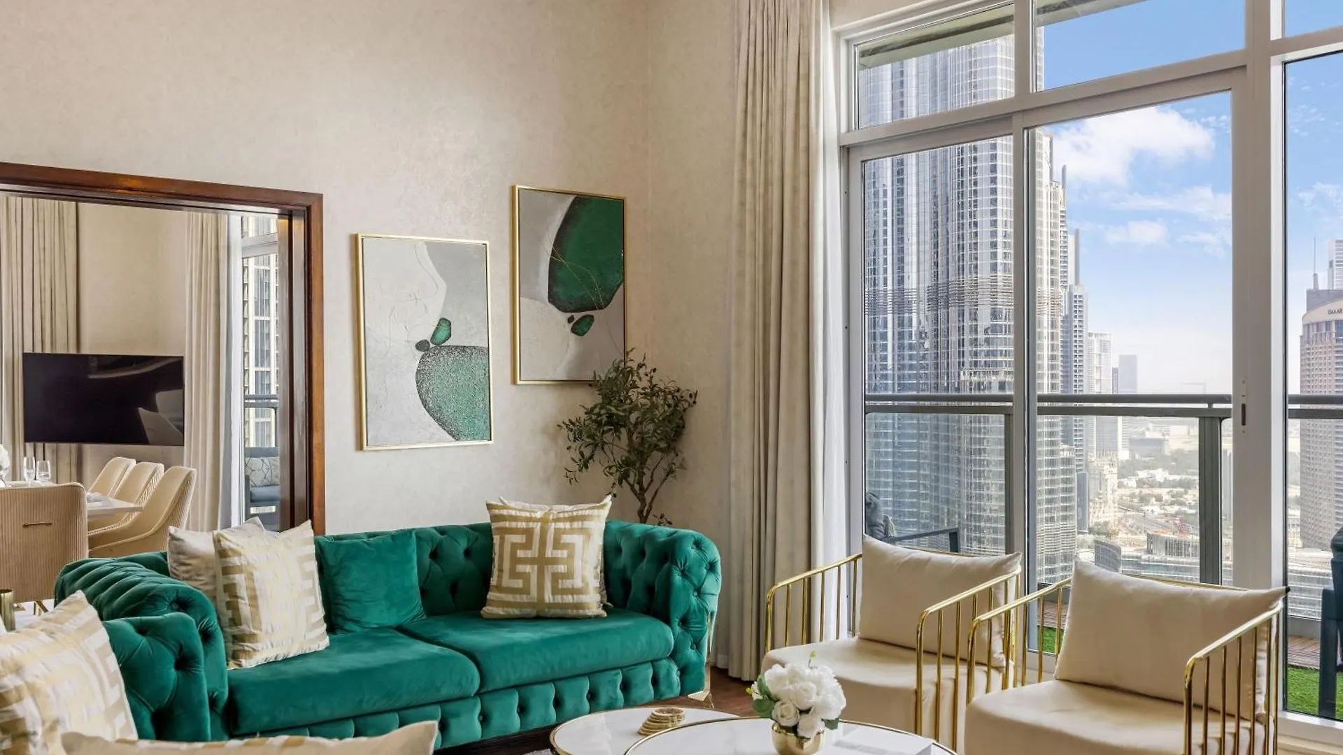 Durrani Homes - Alluring 5Br Penthouse With Burj Khalifa And Fountain View دبي 0*,  الإمارات العربية المتحدة