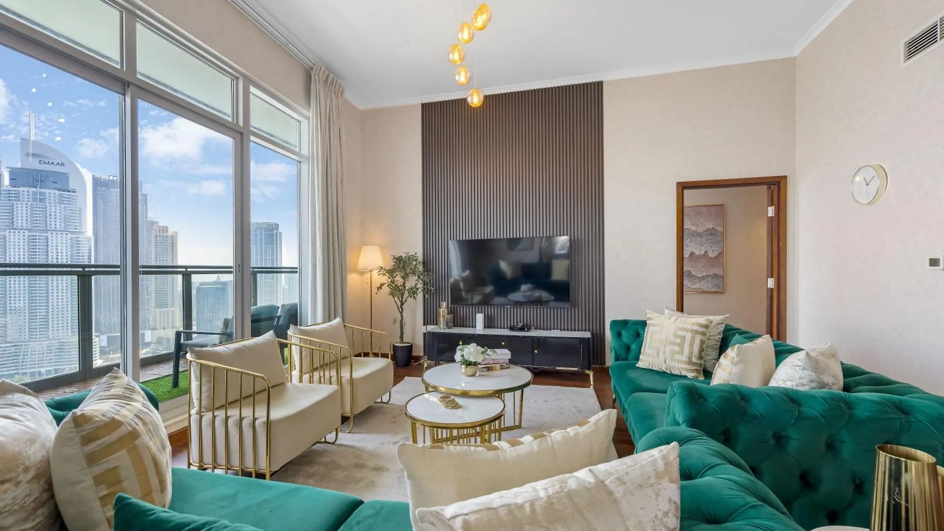 Durrani Homes - Alluring 5Br Penthouse With Burj Khalifa And Fountain View دبي شقة