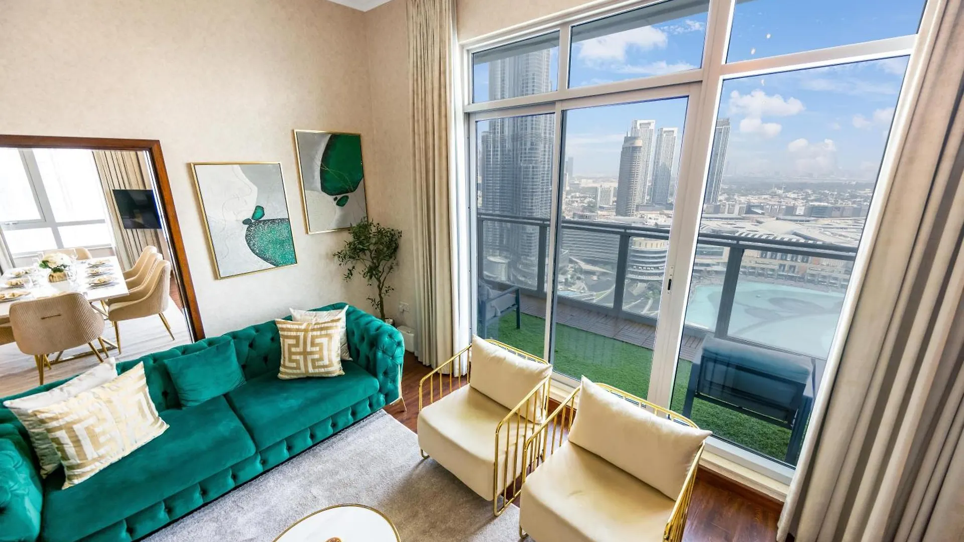 شقة Durrani Homes - Alluring 5Br Penthouse With Burj Khalifa And Fountain View دبي الإمارات العربية المتحدة